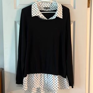 XL Adrianna Papell sweater blouse